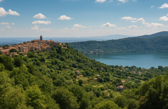 vista panoramica castelli romani lazio